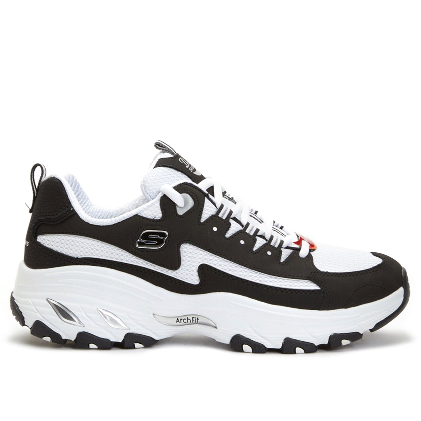 SKECHERS W ARCH FIT D'LITES-BLK/WHT