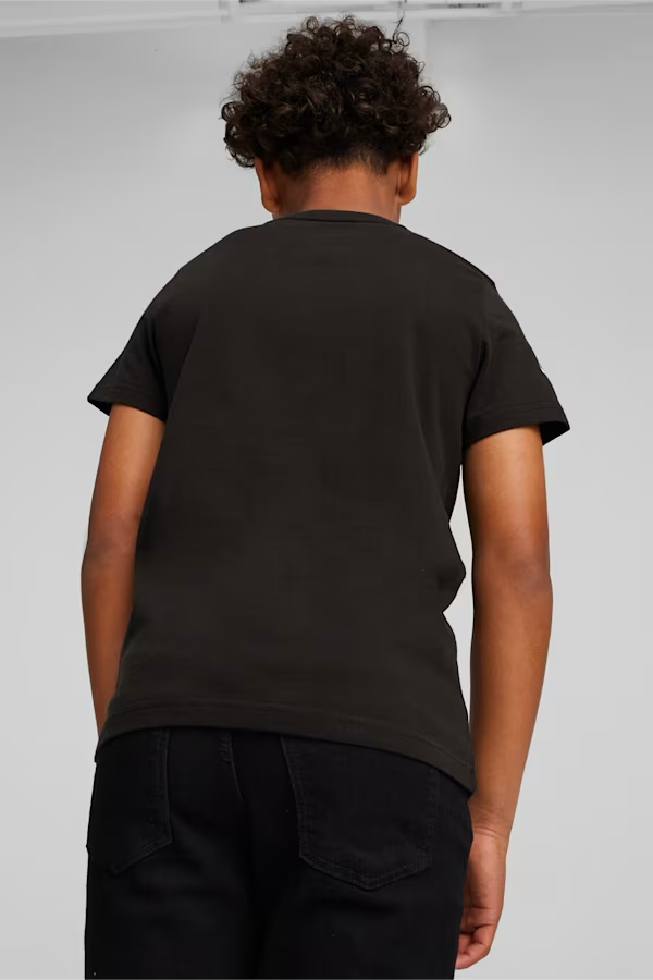 PUMA MAPF1 LOGO TEE JR - BLACK