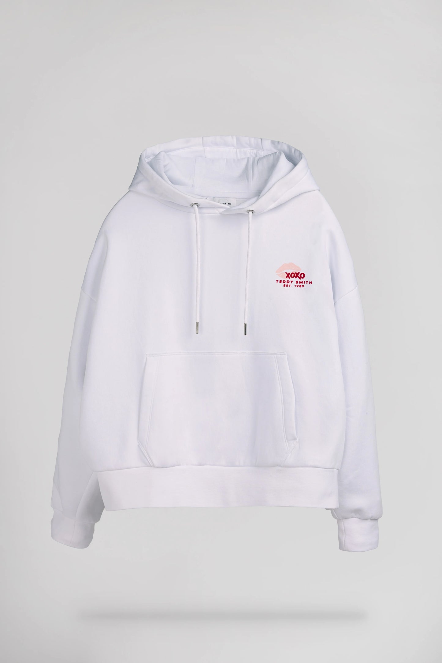 TEDDY SMITH FW25 FEMME HOODY KISS BLANC