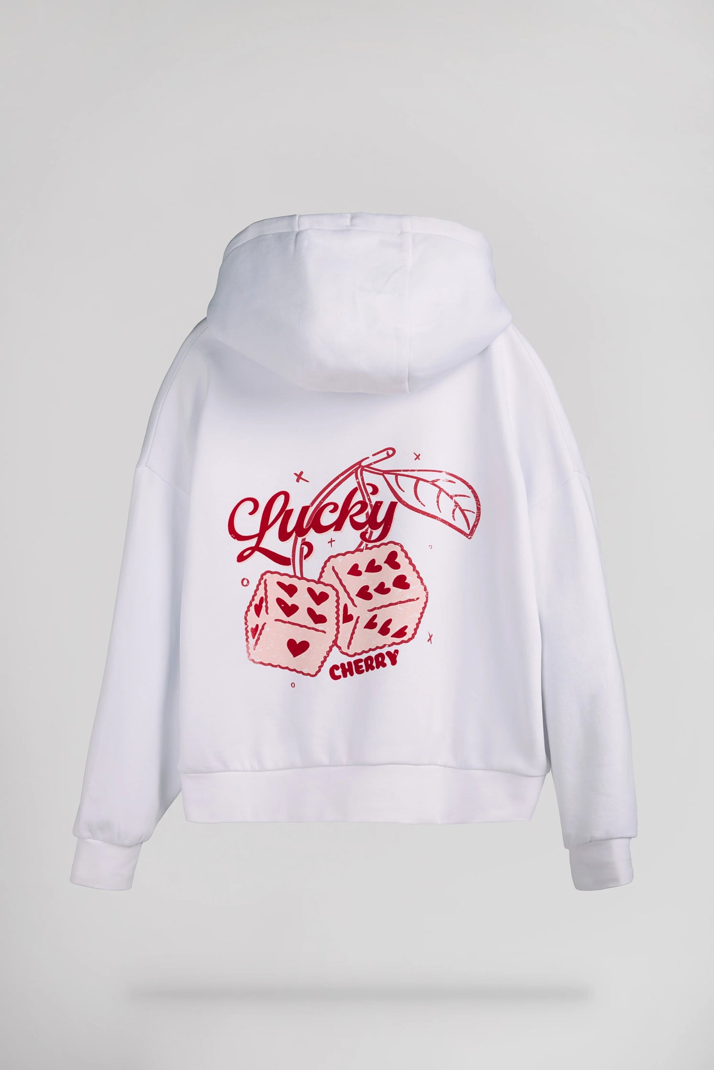 TEDDY SMITH FW25 FEMME HOODY KISS BLANC