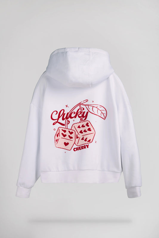 TEDDY SMITH FW25 FEMME HOODY KISS BLANC