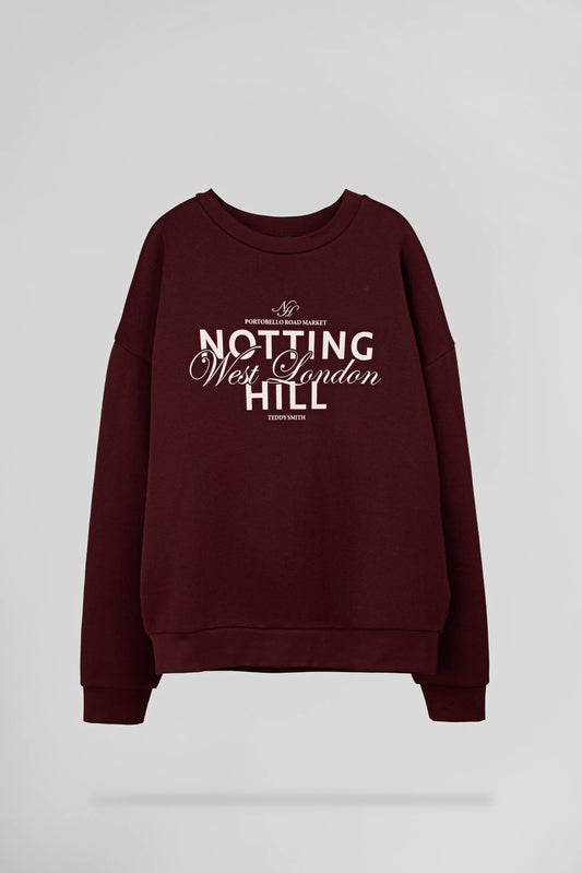 TEDDY SMITH FW25 FEMME SWEAT CALA BORDEAUX