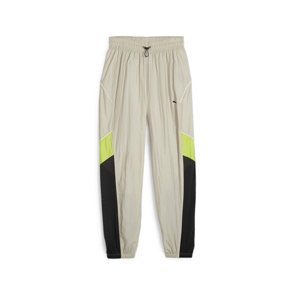 PUMA FIT WOVEN PANTS - BEIGE