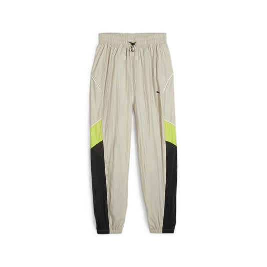 PUMA FIT WOVEN PANTS - BEIGE