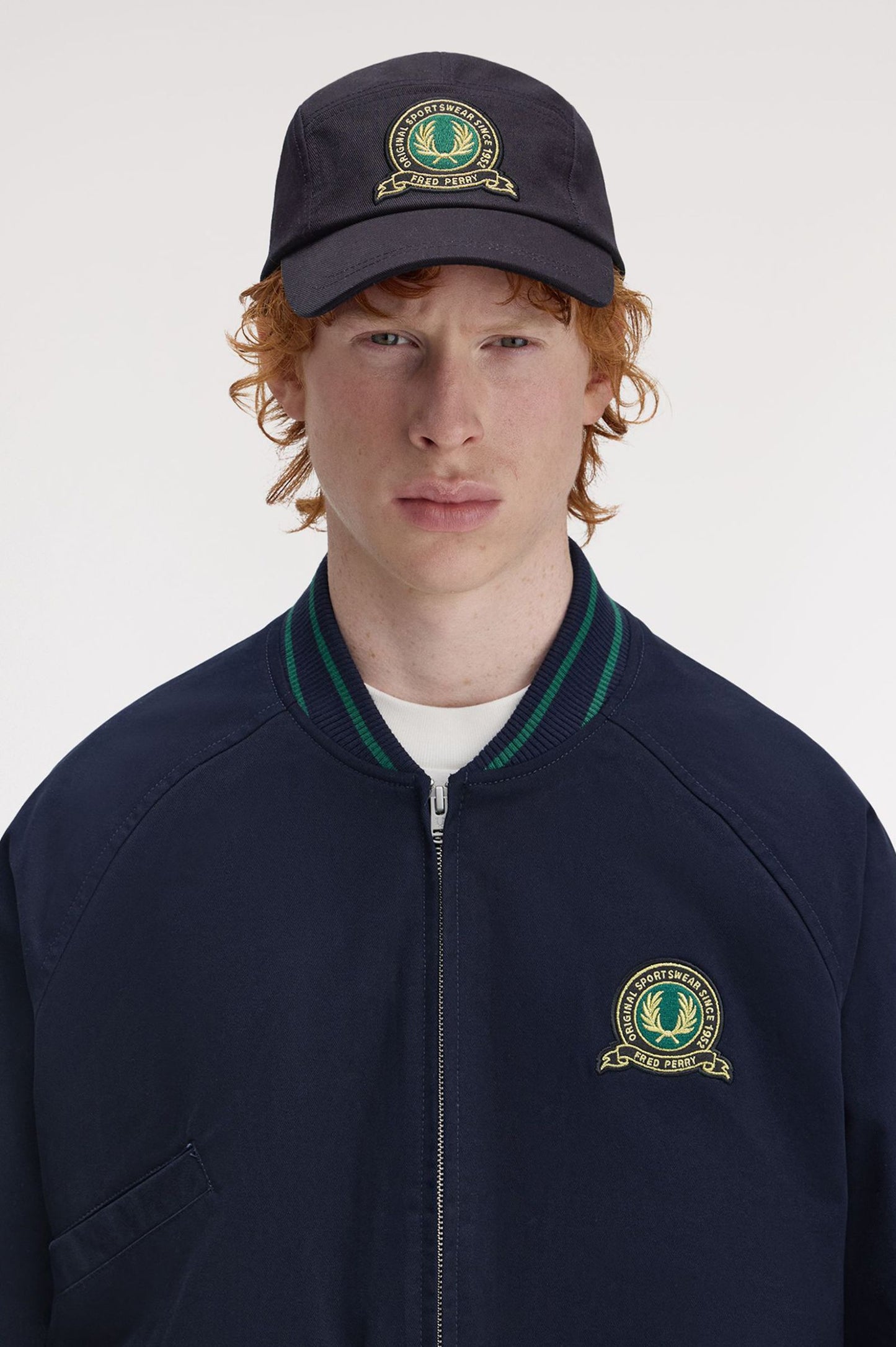 FRED PERRY TENNIS BADGE 5PANEL TWILL CAP