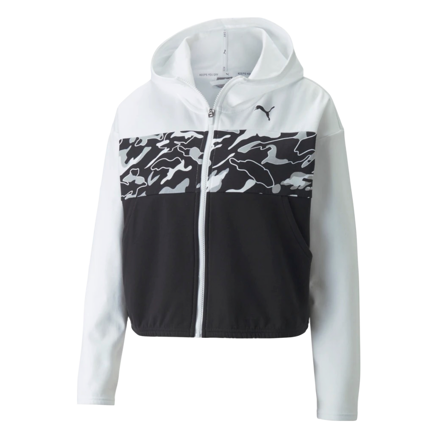 Puma W Modern Sports Print Zip Hoodie
