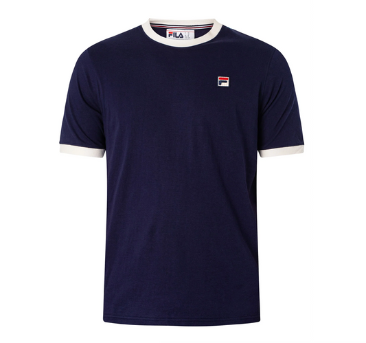FILA MARCONI T-SHIRT - GARDENIA/NAVY