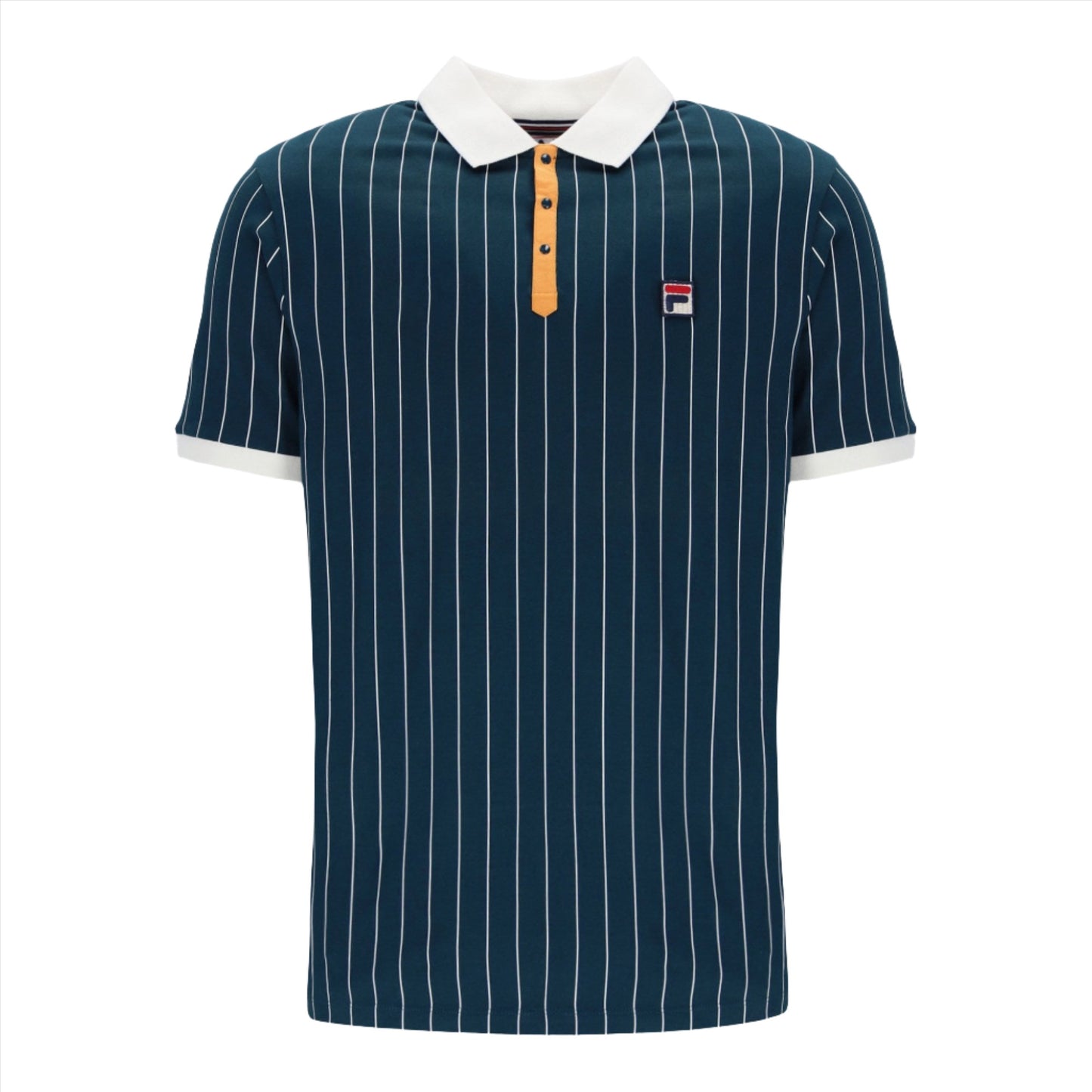 FILA STRIPED POLO - POND/GARD/YAM