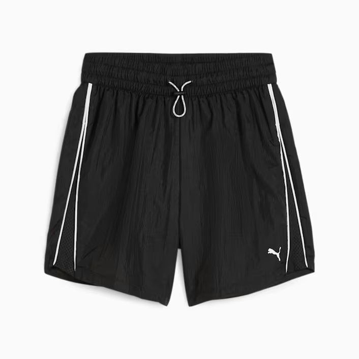 PUMA FIT WOVEN SHORTS - BLACK