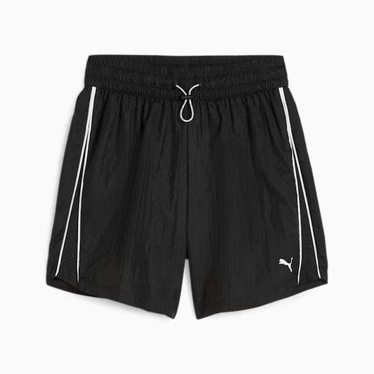 PUMA FIT WOVEN SHORTS - BLACK