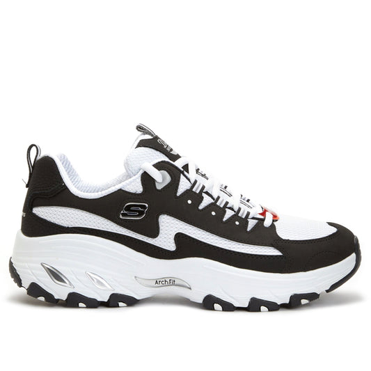 SKECHERS W ARCH FIT D'LITES-BLK/WHT