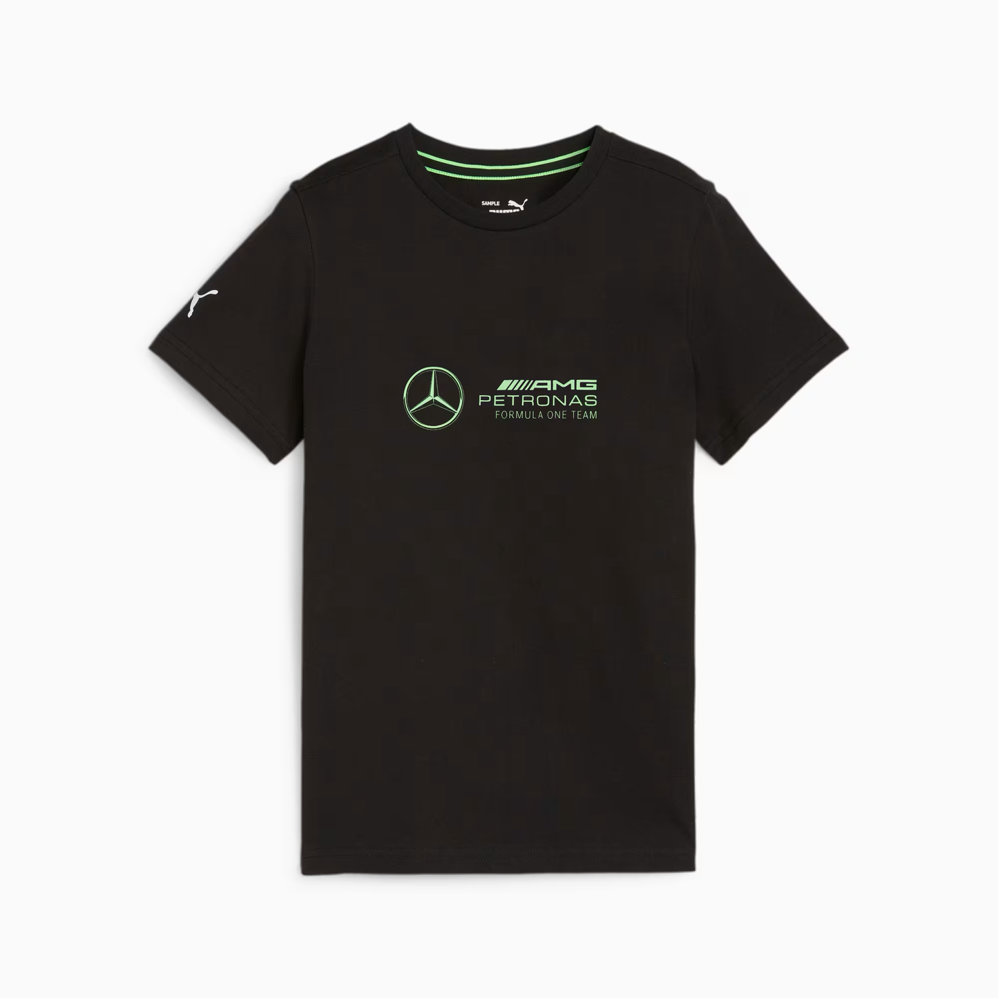 PUMA MAPF1 LOGO TEE JR - BLACK