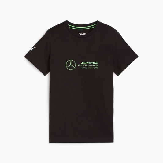 PUMA MAPF1 LOGO TEE JR - BLACK
