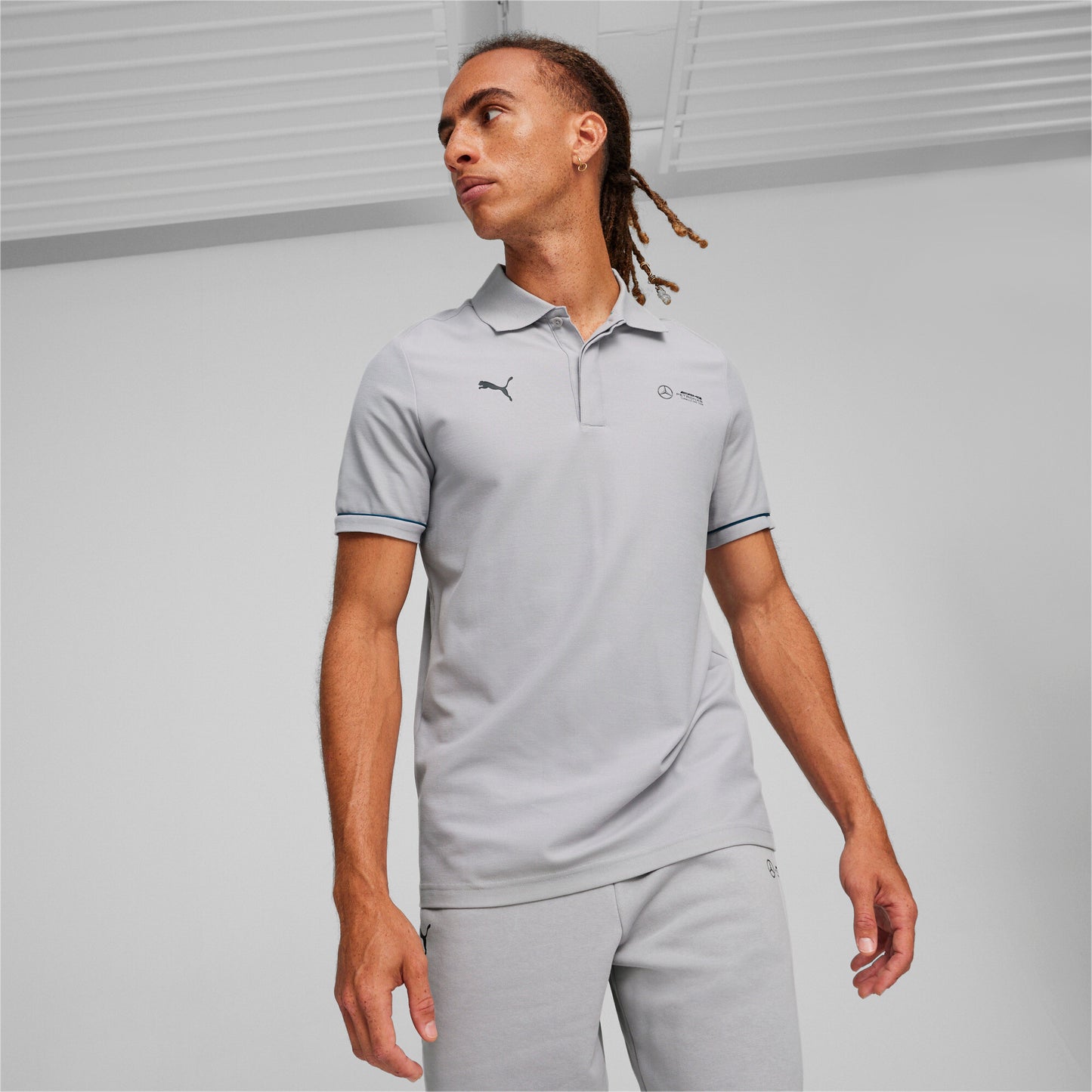 PUMA MAPF1 POLO - SILVER