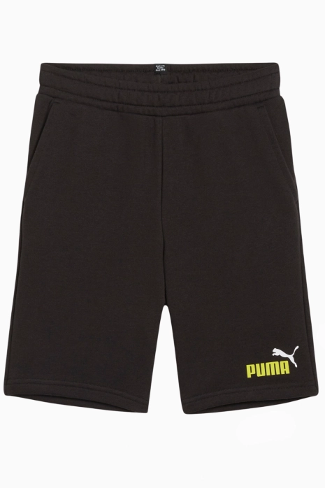 PUMA ESS+ 2 COL SHORTS JR - BLACK
