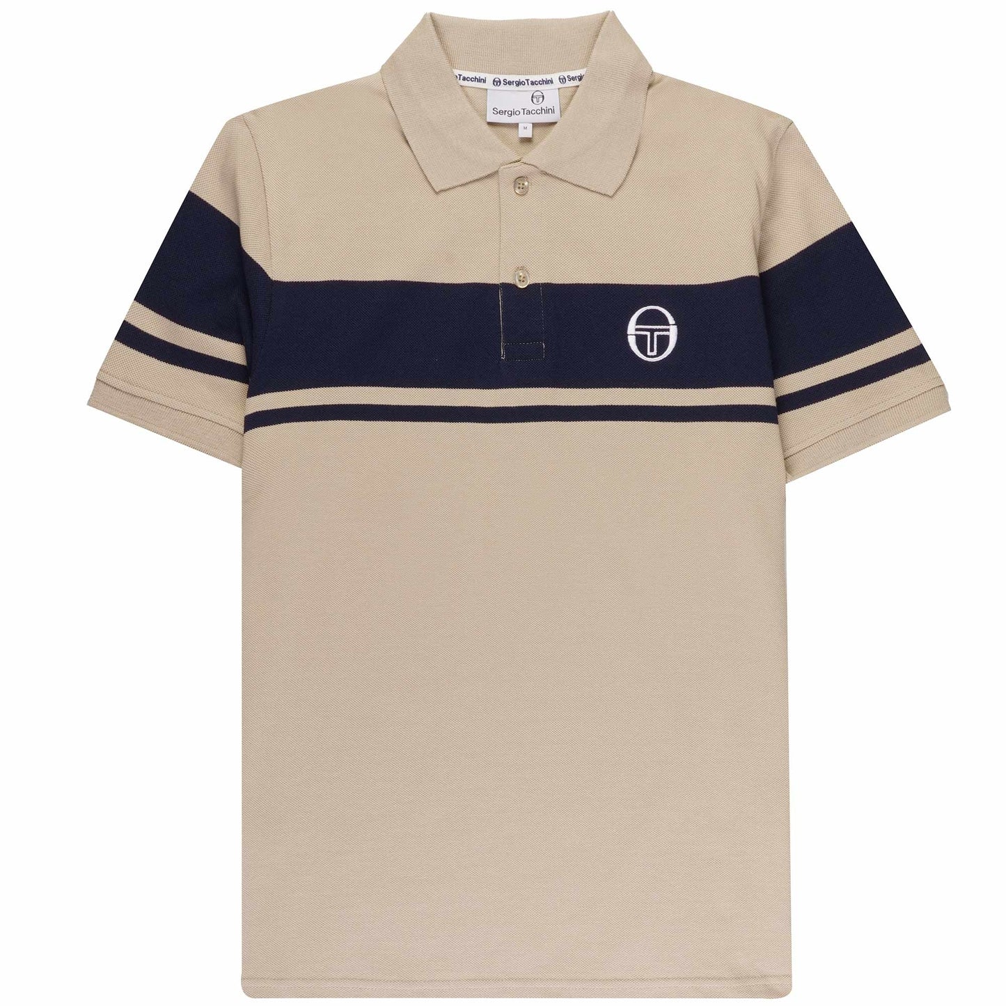 SERGIO TACCHINI YOUNGLINK POLO - HUMUS/BLUE