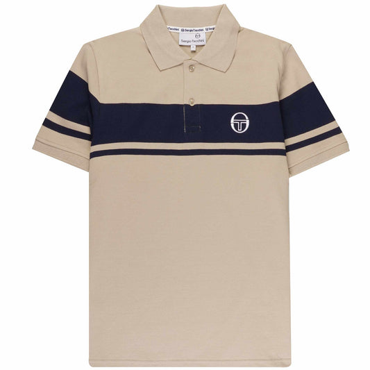 SERGIO TACCHINI YOUNGLINK POLO - HUMUS/BLUE